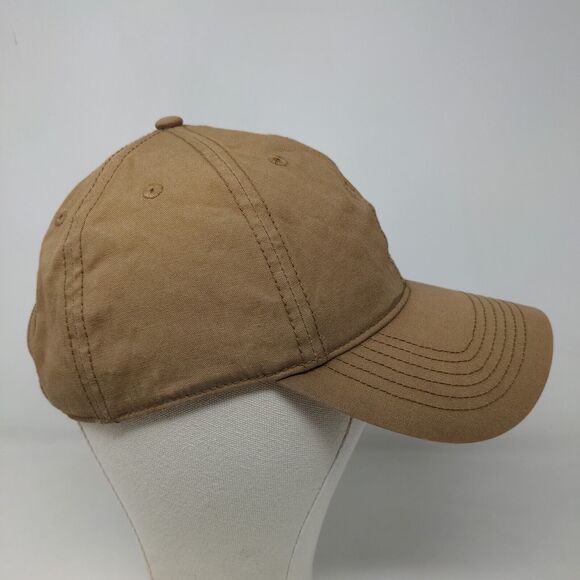 Brandy Melville Women's Slideback Hat Tan Size OS Blank 100% Cotton - Picture 4 of 7
